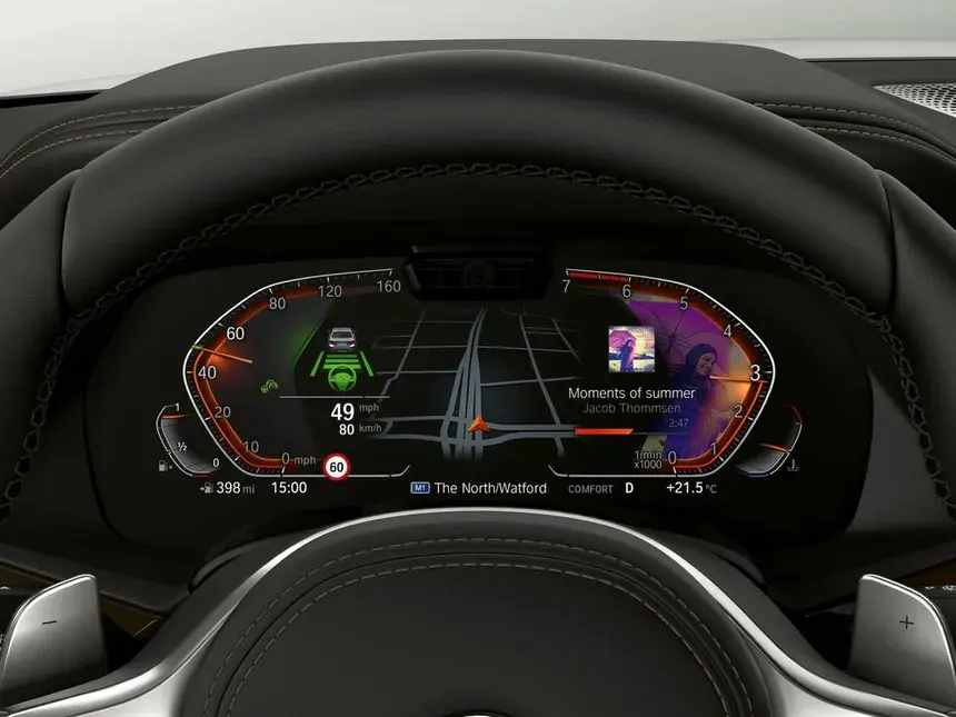 Bmw digital cockpit infoentr 4